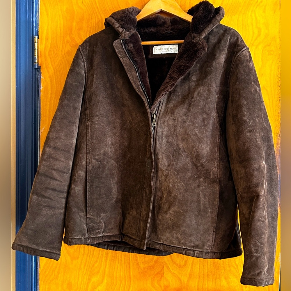 Jones New York Leather Jacket